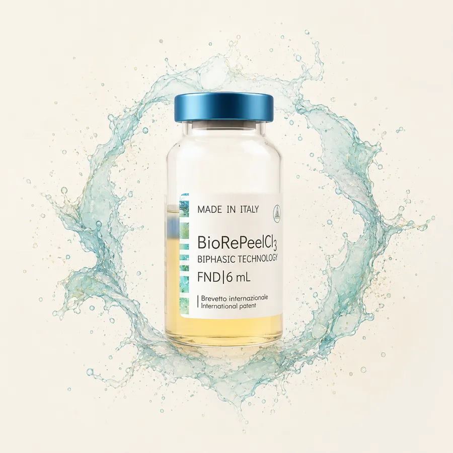 BioRePeelCl3 BLUE biphasic biorevitalizing face solution vial